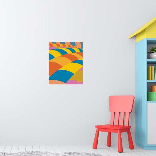 行くぞ!バロカラフルーストライプン ポスター (子ども部屋1)