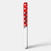 行くぞ!パピロン(白&赤)犬かわいい Case-Mate iPhoneケース (裏面 / 左)