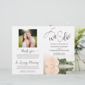 行くぞ!ピーチ淡い色のバラモダン結婚式 プログラム (スタンド正面)