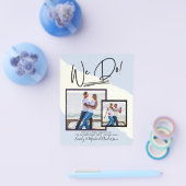 行くぞ！フォト婚約パーティ招待状予算 チラシ (シングル)