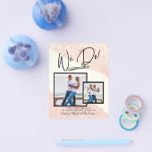 行くぞ！フォト婚約パーティ招待状予算 チラシ (シングル)