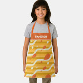 行くぞ！レトロバルーンパターン エプロン (インサイチュ)