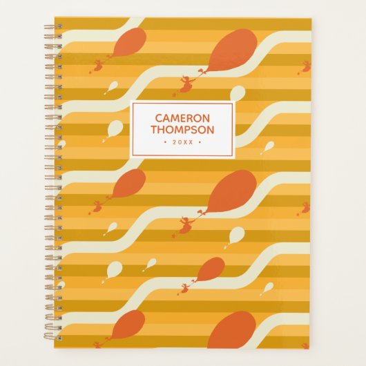 行くぞ！レトロバルーンパターン プランナー手帳 (正面)