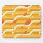 行くぞ!レトロバルーンパターン マウスパッド (正面)