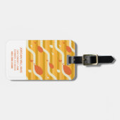 行くぞ!レトロバルーンパターン ラゲッジタグ (正面横)