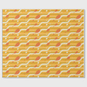 行くぞ！レトロバルーンパターン ラッピングペーパー (フラット)