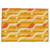 行くぞ！レトロバルーンパターン ラージペーパーバッグ (裏面)