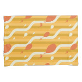 行くぞ!レトロバルーンパターン 枕カバー (正面右)