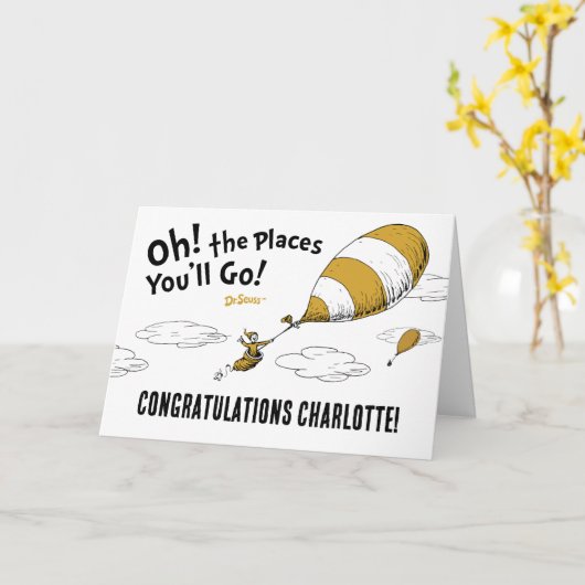 行くぞ！レトロ卒業 カード (黄色い花)