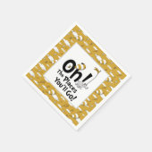 行くぞ！レトロ卒業 スタンダードカクテルナプキン (角)