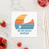 行くぞ！レトロ夕日 スタンダードカクテルナプキン (インサイチュ)