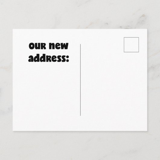 行くぞ！ |不気味な隣人 – おもしろい引用文 案内ポストカード (裏面)