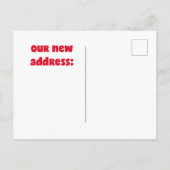 行くぞ！ |不気味な隣人 – おもしろい引用文 案内ポストカード (裏面)