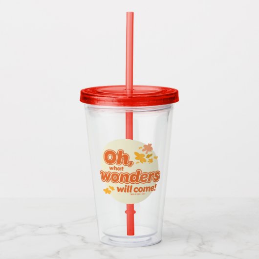 行くぞ！「何疑問に思の来望み」 アクリルタンブラー (正面)