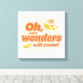 行くぞ！「何疑問に思の来望み」 キャンバスプリント (インサイチュ (ウッドフロア))