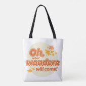 行くぞ!「何疑問に思の来望み」 トートバッグ (裏面)