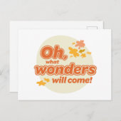 行くぞ!「何疑問に思の来望み」 ポストカード (正面/裏面)