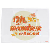 行くぞ！「何疑問に思の来望み」 ラージペーパーバッグ (裏面)