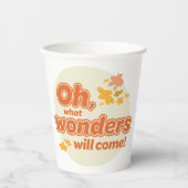 行くぞ！「何疑問に思の来望み」 紙コップ (正面)