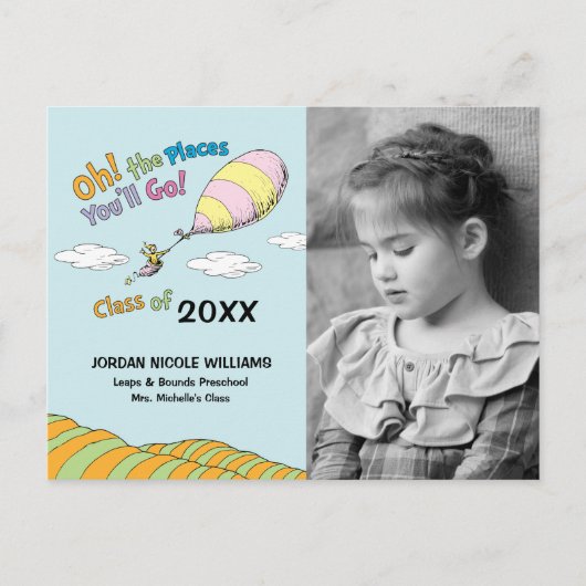 行くぞ！卒業発表 ポストカード (正面)