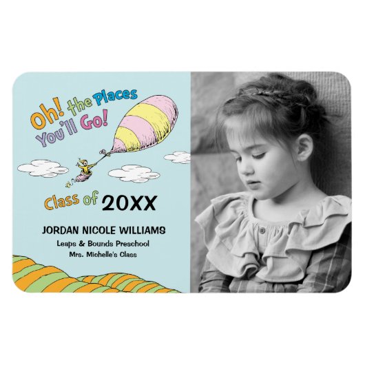 行くぞ！卒業発表 マグネット (横)