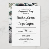 行くぞ！婚約パーティ招待状 |写真の追加 招待状 (正面/裏面)