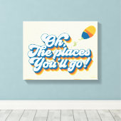 行くぞ！引用文（バルーン付き） キャンバスプリント (インサイチュ (ウッドフロア))