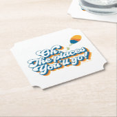 行くぞ！引用文（バルーン付き） ペーパーコースター (アングル)