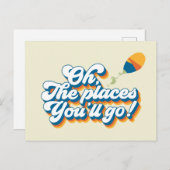 行くぞ!引用文(バルーン付き) ポストカード (正面/裏面)