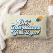 行くぞ!引用文(バルーン付き) ランバークッション (ブランケット)