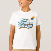 行くぞ!引用文(バルーン付き) Tシャツ (正面)