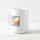 行くぞ!「旅が待つこと」 コーヒーマグカップ (正面左)