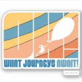 行くぞ!「旅が待つこと」 シール (正面)