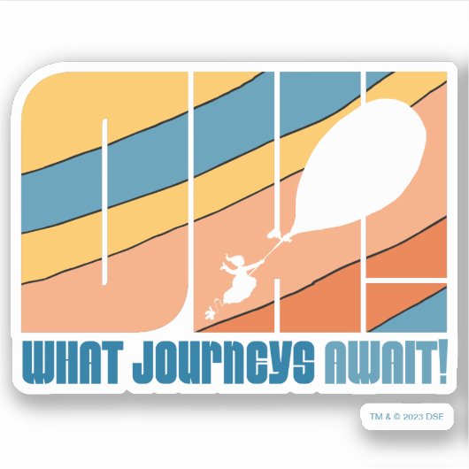 行くぞ！「旅が待つこと」 シール (正面)