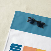 行くぞ！「旅が待つこと」 ビーチタオル (インサイチュ)