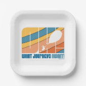 行くぞ！「旅が待つこと」 ペーパープレート (正面)