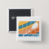 行くぞ!「旅が待つこと」 缶バッジ (正面&裏面)