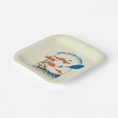 行くぞ！「旅の途中で」 ペーパープレート (傾斜あり)