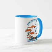 行くぞ！「旅の途中で」 マグカップ (正面右)