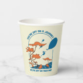 行くぞ！「旅の途中で」 紙コップ (正面)