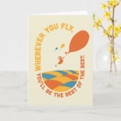 行くぞ!「最高のの最高の」 カード (黄色い花)