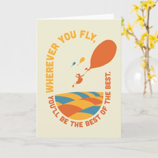 行くぞ！「最高のの最高の」 カード (黄色い花)