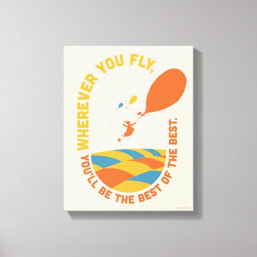 行くぞ！「最高のの最高の」 キャンバスプリント (正面)