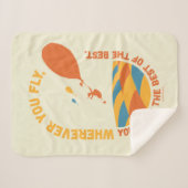 行くぞ！「最高のの最高の」 シェルパブランケット (正面(横))