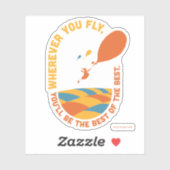 行くぞ！「最高のの最高の」 シール (シート)