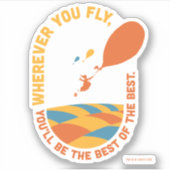 行くぞ！「最高のの最高の」 シール (正面)