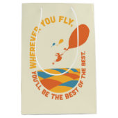 行くぞ！「最高のの最高の」 ミディアムペーパーバッグ (正面)