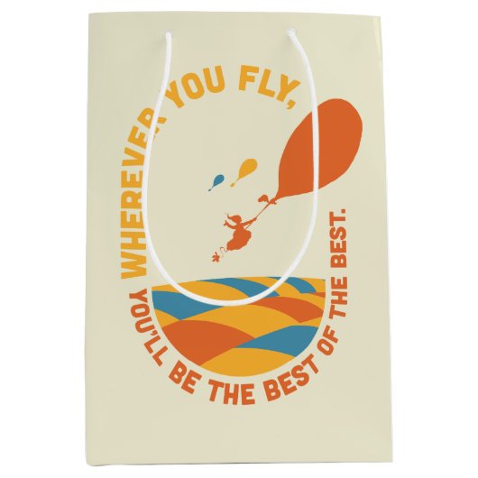 行くぞ！「最高のの最高の」 ミディアムペーパーバッグ (正面)