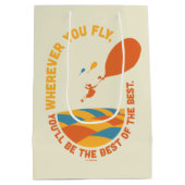 行くぞ！「最高のの最高の」 ミディアムペーパーバッグ (裏面)