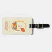 行くぞ！「最高のの最高の」 ラゲッジタグ (正面横)